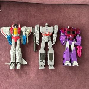 Pack of 3 Deceptacon Transformers in great condition